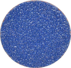 Norton - 1-1/2" Disc Diam, 60 Grit, Zirconia Alumina Quick Change Disc - Type S Attaching System, Coated, Brown, Medium Grade, R821 Series - Industrial Tool & Supply