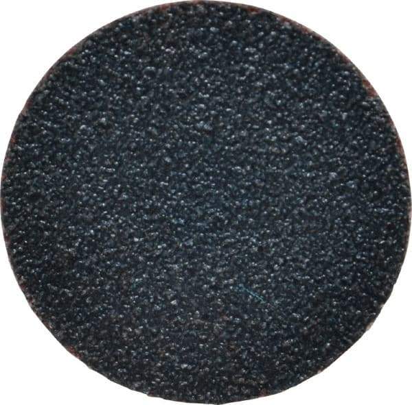 Norton - 1-1/2" Disc Diam, 80 Grit, Zirconia Alumina Quick Change Disc - Type S Attaching System, Coated, Brown, Medium Grade, R821 Series - Industrial Tool & Supply