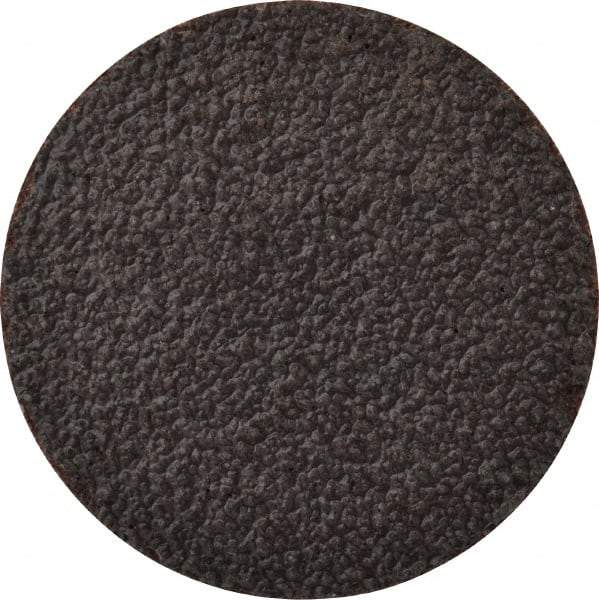 Norton - 2" Disc Diam, 36 Grit, Aluminum Oxide Quick Change Disc - Type S Attaching System, Coated, Brown, Very Coarse Grade, R228 Series - Industrial Tool & Supply
