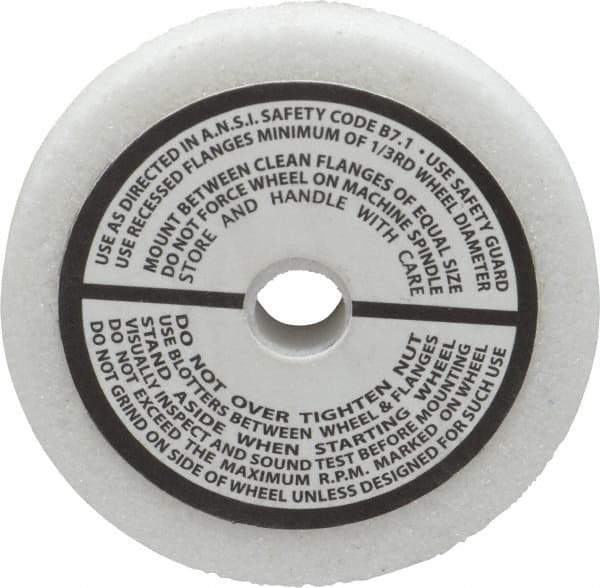 Grier Abrasives - 46 Grit Aluminum Oxide Type 1 Internal Grinding Wheel - 2-1/2" Diam x 3/8" Hole x 3/8" Thick, 12,987 Max RPM, Coarse Grade, J Hardness, Vitrified Bond - Industrial Tool & Supply