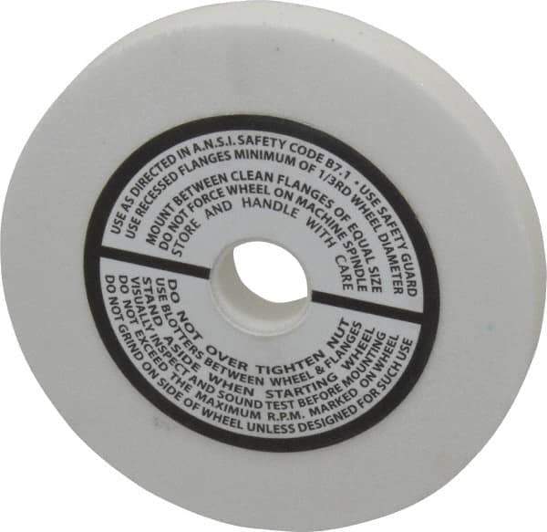 Grier Abrasives - 120 Grit Aluminum Oxide Type 1 Internal Grinding Wheel - 3" Diam x 1/2" Hole x 3/8" Thick, 10,823 Max RPM, Fine Grade, Hardness, Vitrified Bond - Industrial Tool & Supply