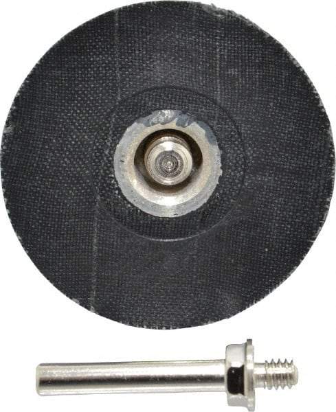 Norton - 3" Diam Quick-Change Type S Disc Backing Pad - 1/4" Shank Diam, Hard Density, 20,000 RPM, Speed-Lok TS Compatible - Industrial Tool & Supply