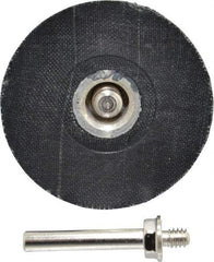 Norton - 3" Diam Quick-Change Type S Disc Backing Pad - 1/4" Shank Diam, Hard Density, 20,000 RPM, Speed-Lok TS Compatible - Industrial Tool & Supply