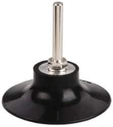 Norton - 3" Diam Quick-Change Type S Disc Backing Pad - 1/4" Shank Diam, Medium Density, 20,000 RPM, Speed-Lok TS Compatible - Industrial Tool & Supply