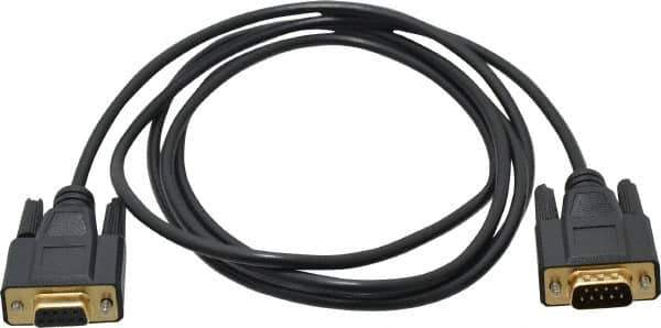 Tripp-Lite - 6' Long, DB9/DB9 Computer Cable - Black, Male x Female - Industrial Tool & Supply
