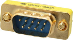 Tripp-Lite - Adapter/Gender Changer - DB9(M/M) Connector, Black - Industrial Tool & Supply
