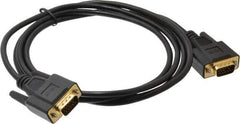 Tripp-Lite - 6' Long, HD15/HD15 Computer Cable - Black, Male x Male - Industrial Tool & Supply