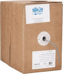 Tripp-Lite - Cat5e, 24 AWG, 350 MHz, Unshielded Network & Ethernet Cable - Gray, PVC, 1,000' OAL - Industrial Tool & Supply