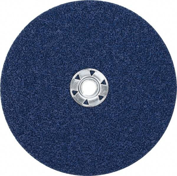 Norton - 7" Diam 24 Grit Fiber Disc - Very Coarse Grade, Zirconia Alumina, 13,000 Max RPM, Series F826 - Industrial Tool & Supply