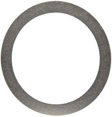 Made in USA - 0.2mm Thick, 40mm Inside x 50mm OD, Round Shim - Uncoated 302/304 Stainless Steel - Industrial Tool & Supply