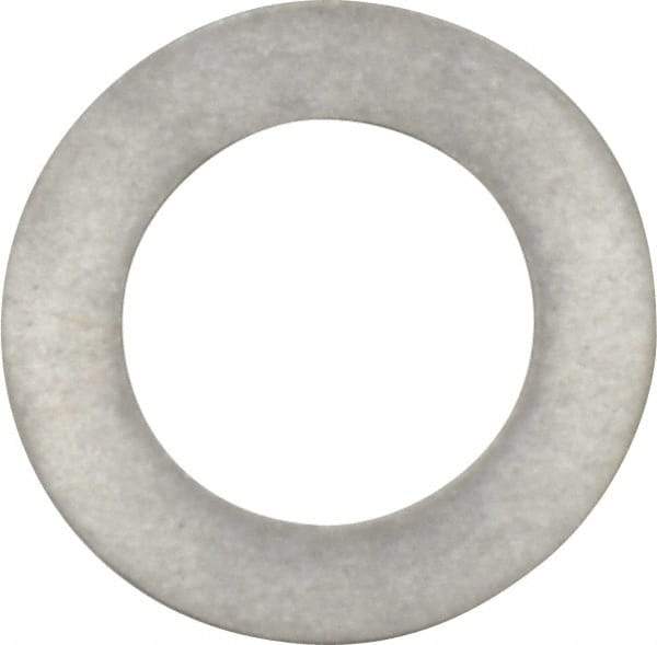 Made in USA - 0.3mm Thick, 10mm Inside x 16mm OD, Round Shim - 3/8" Screw, Uncoated 302/304 Stainless Steel - Industrial Tool & Supply