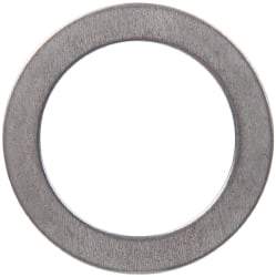 Made in USA - 0.51mm Thick, 20mm Inside x 28mm OD, Round Shim - 3/4" Screw, Uncoated 302/304 Stainless Steel - Industrial Tool & Supply