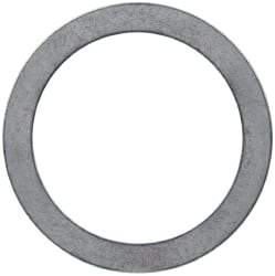 Made in USA - 0.51mm Thick, 35mm Inside x 45mm OD, Round Shim - Uncoated 302/304 Stainless Steel - Industrial Tool & Supply
