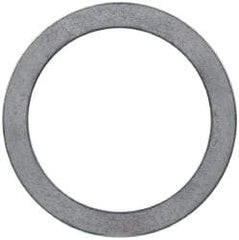 Made in USA - 0.51mm Thick, 35mm Inside x 45mm OD, Round Shim - Uncoated 302/304 Stainless Steel - Industrial Tool & Supply