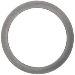 Made in USA - 0.51mm Thick, 40mm Inside x 50mm OD, Round Shim - Uncoated 302/304 Stainless Steel - Industrial Tool & Supply