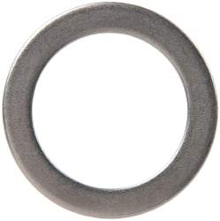 Made in USA - 1mm Thick, 20mm Inside x 28mm OD, Round Shim - 3/4" Screw, Uncoated 302/304 Stainless Steel - Industrial Tool & Supply