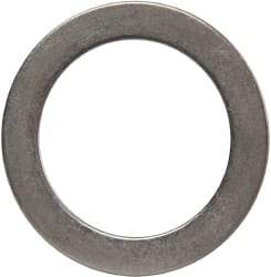 Made in USA - 0.039" Thick, 30mm Inside x 42mm OD, Round Shim - Uncoated 302/304 Stainless Steel - Industrial Tool & Supply