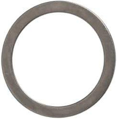 Made in USA - 0.039" Thick, 40mm Inside x 50mm OD, Round Shim - Uncoated 302/304 Stainless Steel - Industrial Tool & Supply