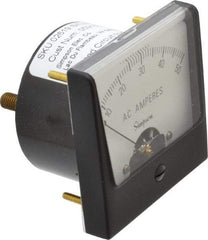 Simpson Electric - Analog, AC Ammeter, Panel Meter - 60 Hz, 0.001 Ohms at 60 Hz - Industrial Tool & Supply