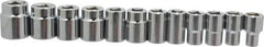 Blackhawk by Proto - 11 Piece 1/2" Drive Socket Set - 6 Points, 3/8" to 1" Range, Inch Measurement Standard - Industrial Tool & Supply