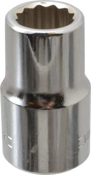 Blackhawk by Proto - 1/2" Drive, Standard Hand Socket - 12 Points, 1-1/2" OAL, Chrome Finish - Industrial Tool & Supply
