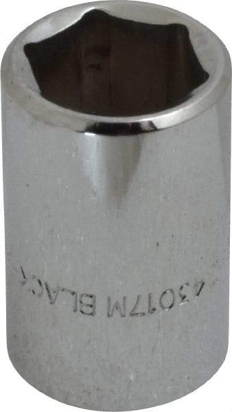 Blackhawk by Proto - 1/2" Drive, Standard Hand Socket - 6 Points, 1-1/2" OAL, Chrome Finish - Industrial Tool & Supply