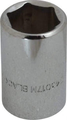 Blackhawk by Proto - 1/2" Drive, Standard Hand Socket - 6 Points, 1-1/2" OAL, Chrome Finish - Industrial Tool & Supply
