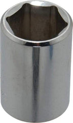 Blackhawk by Proto - 1/2" Drive, Standard Hand Socket - 6 Points, 1-1/2" OAL, Chrome Finish - Industrial Tool & Supply