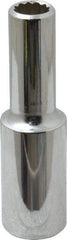 Blackhawk by Proto - 1/2" Drive, Deep Hand Socket - 12 Points, 3-3/32" OAL, Chrome Finish - Industrial Tool & Supply