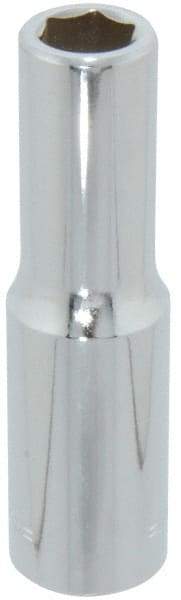 Blackhawk by Proto - 1/2" Drive, Deep Hand Socket - 6 Points, 3-3/32" OAL, Chrome Finish - Industrial Tool & Supply