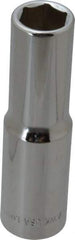 Blackhawk by Proto - 1/2" Drive, Deep Hand Socket - 6 Points, 3-9/32" OAL, Chrome Finish - Industrial Tool & Supply