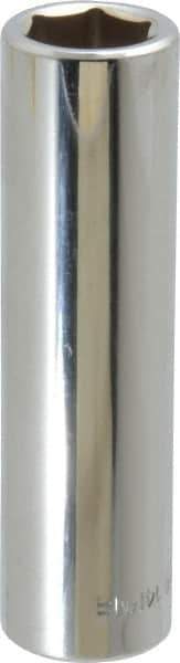 Blackhawk by Proto - 1/2" Drive, Deep Hand Socket - 6 Points, 3-3/32" OAL, Chrome Finish - Industrial Tool & Supply
