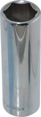 Blackhawk by Proto - 1/2" Drive, Deep Hand Socket - 6 Points, 3-3/32" OAL, Chrome Finish - Industrial Tool & Supply