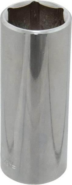 Blackhawk by Proto - 1/2" Drive, Deep Hand Socket - 6 Points, 3-3/32" OAL, Chrome Finish - Industrial Tool & Supply