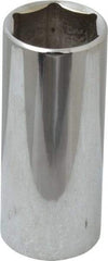 Blackhawk by Proto - 1/2" Drive, Deep Hand Socket - 6 Points, 3-3/32" OAL, Chrome Finish - Industrial Tool & Supply