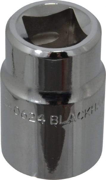 Blackhawk by Proto - 3/4", 1/2" Drive, Standard Hand Socket - 6 Points, 1-1/2" OAL, Chrome Finish - Industrial Tool & Supply