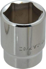 Blackhawk by Proto - 7/8", 1/2" Drive, Standard Hand Socket - 6 Points, 1-1/2" OAL, Chrome Finish - Industrial Tool & Supply