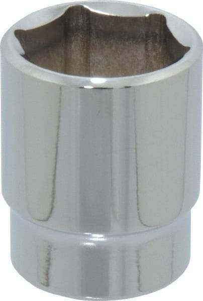 Blackhawk by Proto - 15/16", 1/2" Drive, Standard Hand Socket - 6 Points, 1-1/2" OAL, Chrome Finish - Industrial Tool & Supply