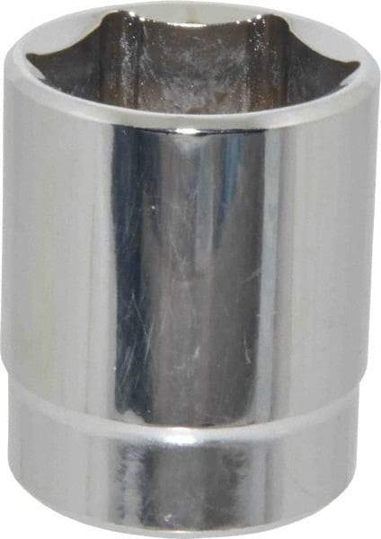 Blackhawk by Proto - 1", 1/2" Drive, Standard Hand Socket - 6 Points, 1-5/8" OAL, Chrome Finish - Industrial Tool & Supply