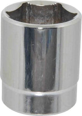 Blackhawk by Proto - 1", 1/2" Drive, Standard Hand Socket - 6 Points, 1-5/8" OAL, Chrome Finish - Industrial Tool & Supply