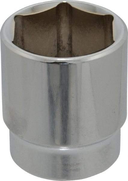 Blackhawk by Proto - 1-1/8", 1/2" Drive, Standard Hand Socket - 6 Points, 1-11/16" OAL - Industrial Tool & Supply
