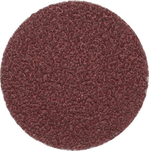 Superior Abrasives - 2" Disc Diam, 36 Grit, Aluminum Oxide Quick Change Disc - Type S Attaching System, Coated, Very Coarse Grade - Industrial Tool & Supply