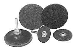 Superior Abrasives - 1-1/2" Disc Diam, Aluminum Oxide Quick Change Disc - Type S Attaching System, Nonwoven, Brown, Coarse Grade, FD Series - Industrial Tool & Supply