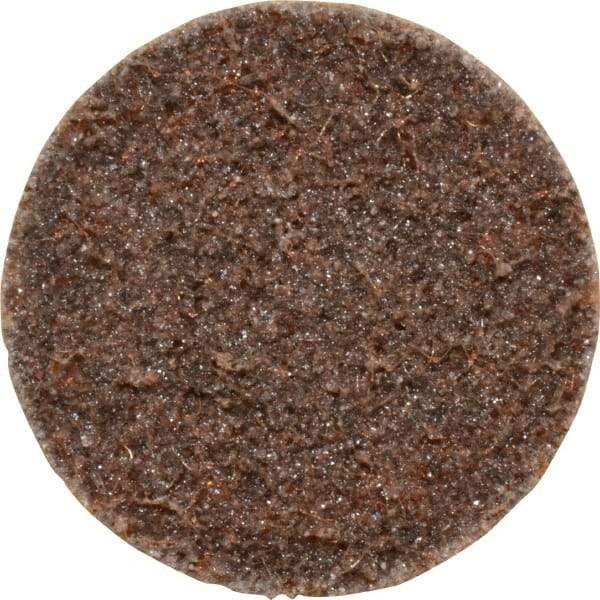 Superior Abrasives - 2" Disc Diam, Aluminum Oxide Quick Change Disc - Type R Attaching System, Nonwoven, Brown, Coarse Grade, FD Series - Industrial Tool & Supply