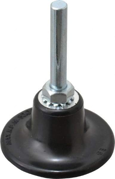 Value Collection - 2" Diam Quick-Change Type S Disc Backing Pad - 1/4" Shank Diam, 25,000 RPM - Industrial Tool & Supply