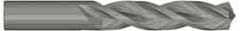 Kennametal - 8mm 130° Solid Carbide Jobber Drill - Bright Finish, Right Hand Cut, Spiral Flute, Straight Shank, 91mm OAL, Standard Point - Industrial Tool & Supply