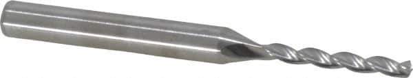 Kennametal - 3mm 130° Solid Carbide Jobber Drill - Bright Finish, Right Hand Cut, Spiral Flute, Straight Shank, 66mm OAL, Standard Point - Industrial Tool & Supply