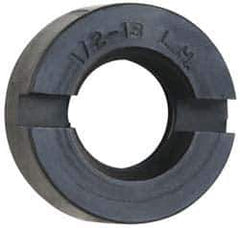 Sopko - 7/8" Diam Grinding Wheel Spindle Slotted Nut - 1/2-13 Thread Size, Left Handed, 5/16" Thick - Industrial Tool & Supply