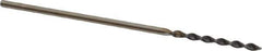 Accupro - #60 130° Cobalt Jobber Drill - TiAlN Finish, Right Hand Cut, Parabolic Flute, Straight Shank, 1-11/32" OAL, Split Point - Industrial Tool & Supply