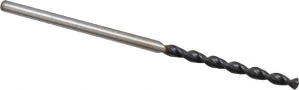 Accupro - #51 130° Cobalt Jobber Drill - TiAlN Finish, Right Hand Cut, Parabolic Flute, Straight Shank, 1-11/16" OAL, Split Point - Industrial Tool & Supply